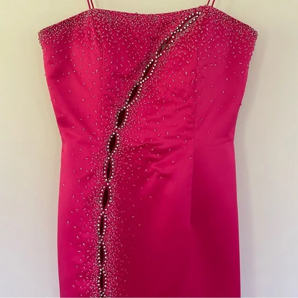 open lace back dress Elsie | Evening and Prom Dresses main image 1